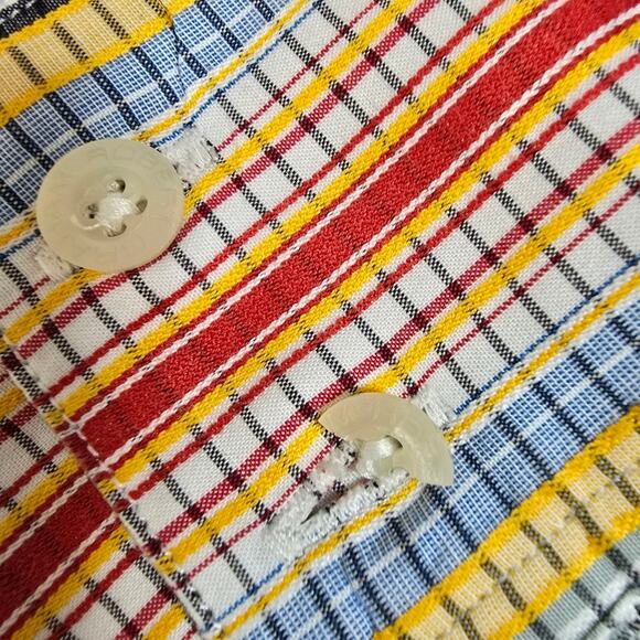 Robert Graham Striped Paisley Multi Color Button Down Shirt Size L - Picture 10 of 11